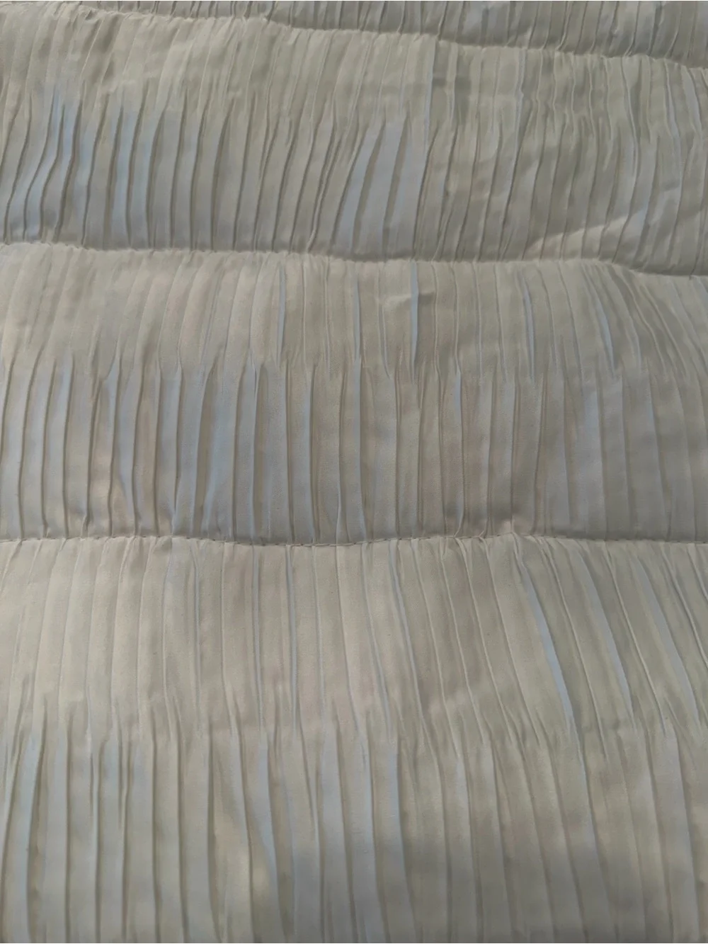 Z Gallerie White Pleated pillow sham (3)